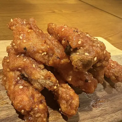旨辛!赤辛手羽揚げ
