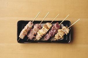 Set of 5 grilled skewers (salt)