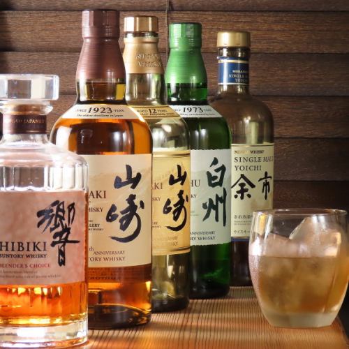 ◎We also have a variety of alcoholic beverages that go well with the dishes.