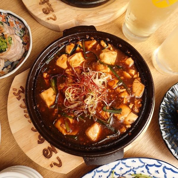 鉄板麻婆豆腐♪