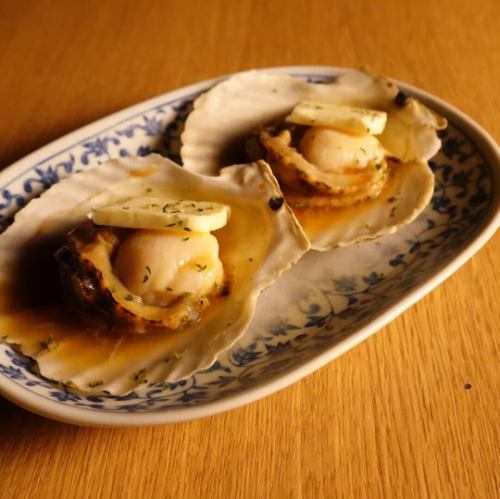 ホタテのバター醤油