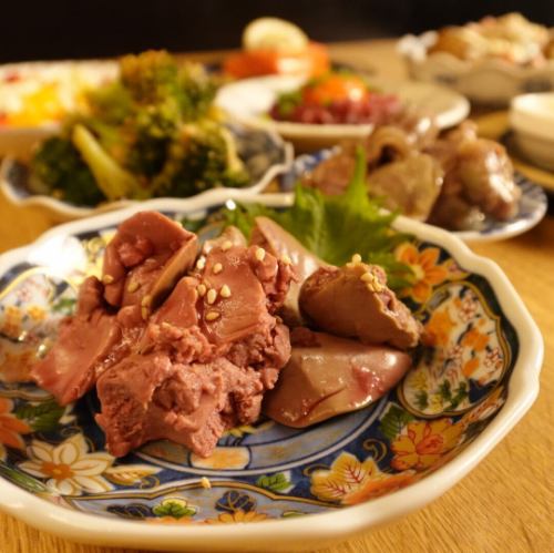 鶏レバーの低温調理