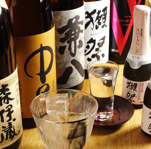 种类丰富的日本酒和日本酒！