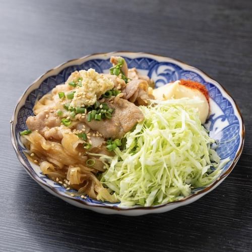 豚ジンジャー(豚の生姜焼き)