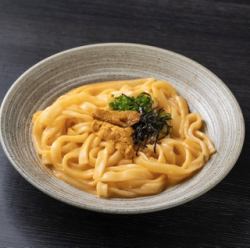 ウニボナーラきしめん