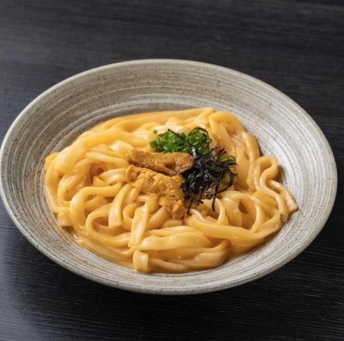 ウニボナーラきしめん