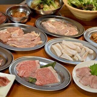 新年会☆1月限定！黒毛和牛×生ビール付き120分飲み放題！煙力超贅沢コース◇〈全15品〉5,000円