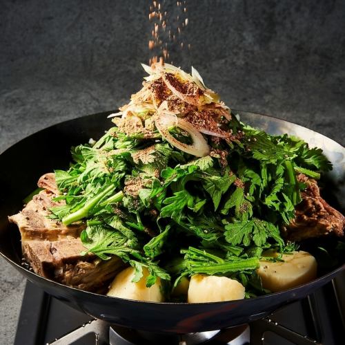 選擇您的辣度!中辣馬鈴薯排骨湯(2-3人份)