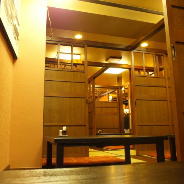 完全個室は3名様～利用可能。個室は4/6/12/30と人数に合わせてご案内致します。地元・仙台宮城の美食と美酒をご堪能下さい。