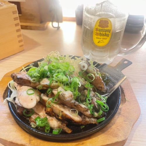 Grilled Tottori Daisen Chicken over Binchotan Charcoal