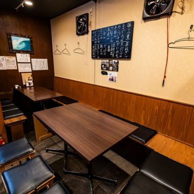 各種ご宴会にも最適なテーブル席【最大10名様迄】グループのご利用に最適なテーブル席◎各種ご宴会はご予算、ご要望に応じて承ります。会社宴会や女子会にも使えます☆