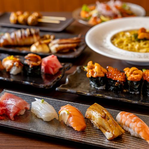 旬の鮮魚を握りで堪能