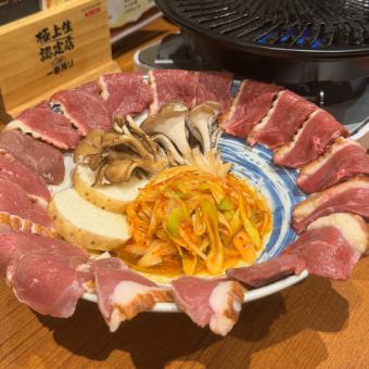 <Starting April 1st> ■Grilled Duck Shabu-Shabu Course■ Reservations only for 2 or more people ◎ 8 dishes with standard all-you-can-drink 4750 yen (tax included)