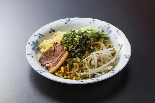 [77]四川名物★焼きピーマンソースまぜそば