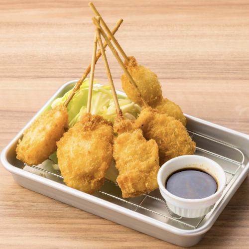 Assorted kushikatsu