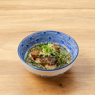 Grilled rice balls with miso and chazuke