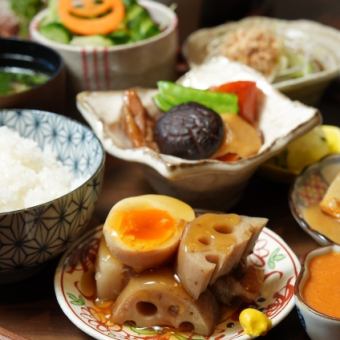 ◇一部13:15～【お昼の献立】お昼のランチプレート　選べるメイン2種　1850円