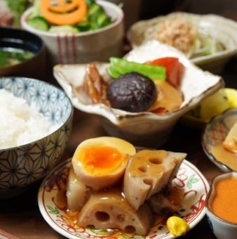 ◇一部13:15～【お昼の献立】お昼のランチプレート　選べるメイン2種　1850円