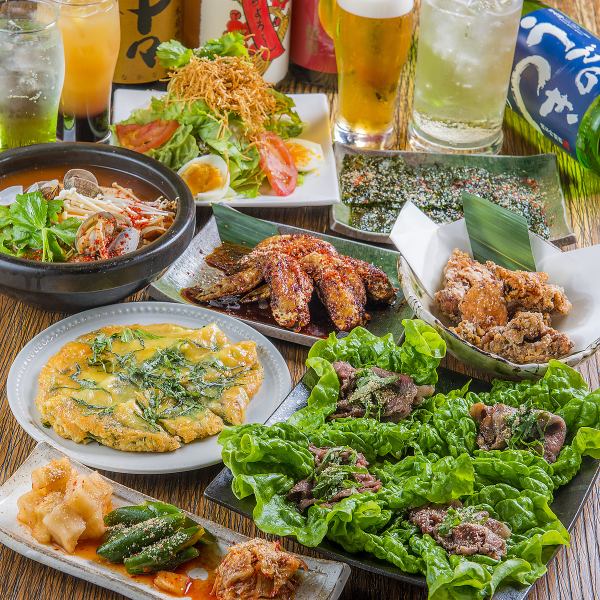 [90-minute all-you-can-drink plan; you can choose from 7 dishes including a hot pot♪] Simple all-you-can-drink course 5,500 yen (tax included)