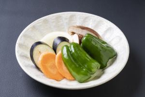 Grilled vegetable platter