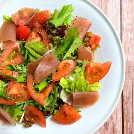 raw ham italian salad