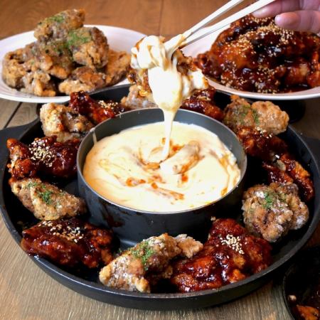 [★All-you-can-eat UFO chicken course★] 8 dishes total for 3,980 yen (all-you-can-drink included) Great coupons available◎