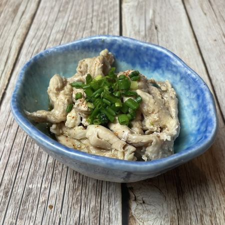 Awaodori Chicken Neck Meat with Ponzu Sauce