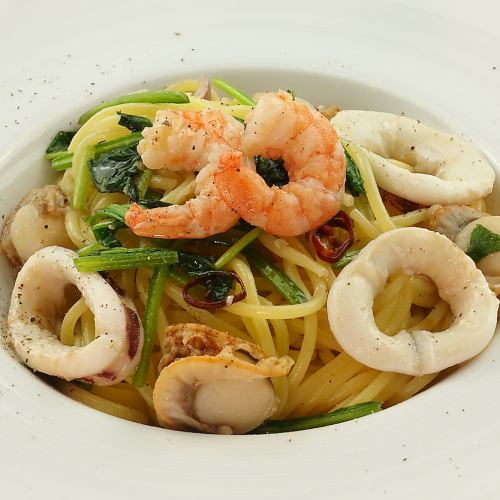 [Oil-based] Seafood Peperoncino