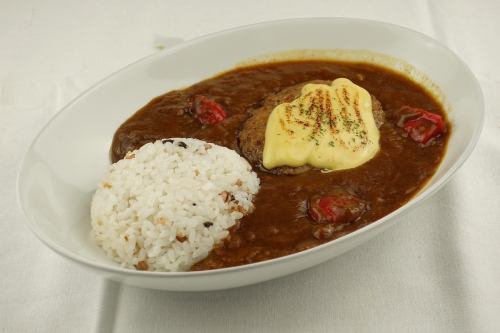 チーズハンバーグカレー