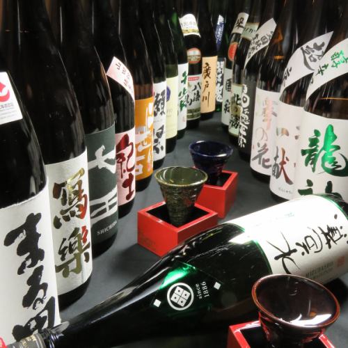 엄선한 일본 술 다수! 마시는 비교도 할 수 있습니다!