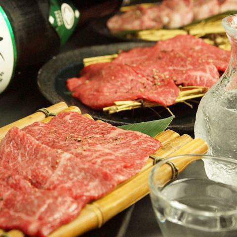 严选肉类！全部北海道产牛肉！配备炭烤无烟烤炉
