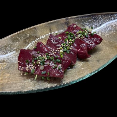 【知床牛】ハツ炙り刺し