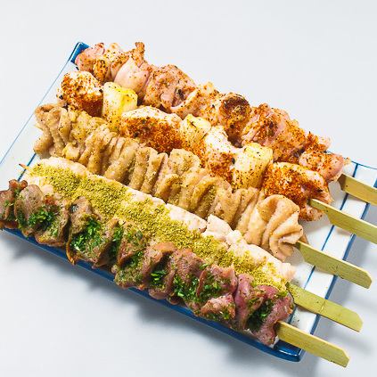 Enjoy seafood and Ogushi Yakitori!