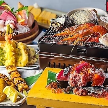 名物メニューを豪華ラインナップ『ええとこどりコース』全8品5000円 2H飲み放題付き