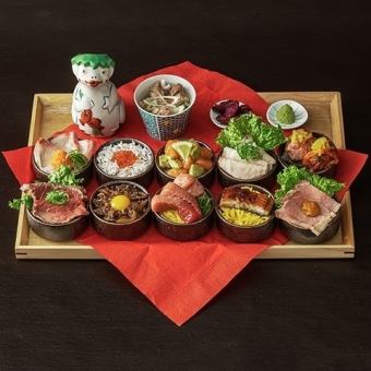 【完全予約制】ご褒美ランチ★肉と魚 おちょこ丼  10種セット
