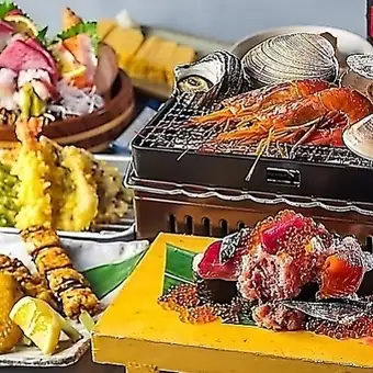 名物メニューを豪華ラインナップ『ええとこどりコース』全8品5000円 2H飲み放題付き