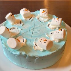 SnowMan cake