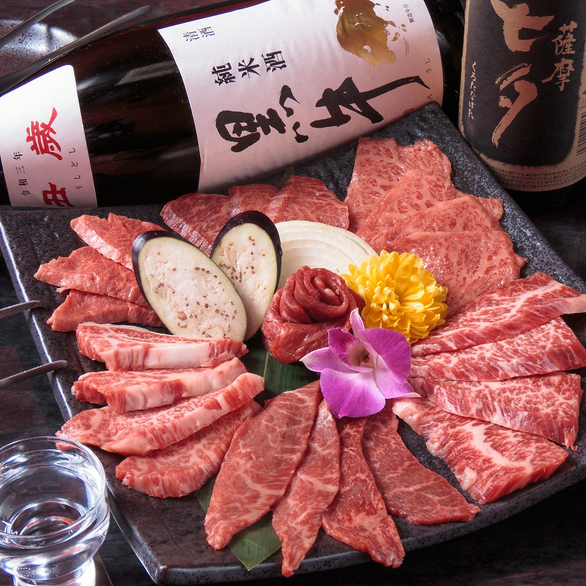 Carefully selected domestic Wagyu beef