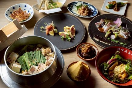 【宴会　博多味噌もつ鍋コース4,000円】飲み放題+2,000円