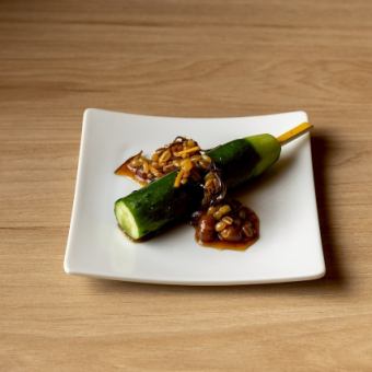 キュウリの一夜漬け田島屋もろ味噌