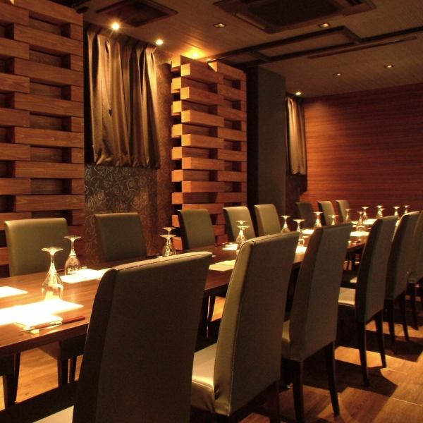 [Private room space for 6 to 18 people] The layout of the modern private room can be adjusted according to the number of people ☆ A restaurant certified as Sanuki Dining.You can enjoy carefully selected ingredients at reasonable prices♪