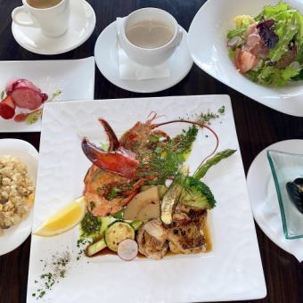 ロブスター＆讃岐コーチンのプレミアムコース♪