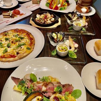 【ステーキ&エビ】ペアセット★2人様限定7.400円前日迄ご予約頂きますと乾杯ドリンクプレゼント