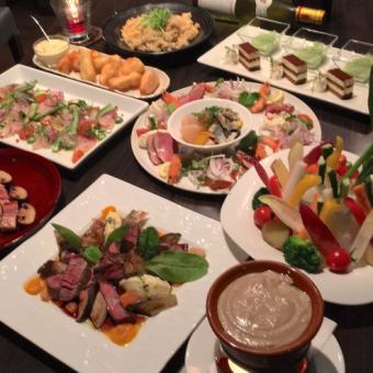 ◆ご褒美プラン　8,500円（90分FD付）前日迄ご予約で乾杯スパークリングワインプレゼント！