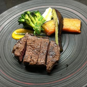 大麦牛ANGUSのフィレステーキコース 前日までご予約頂きますと乾杯ドリンクプレゼント♪！