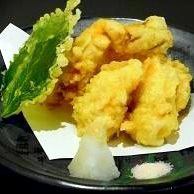 Awaodori chicken tempura