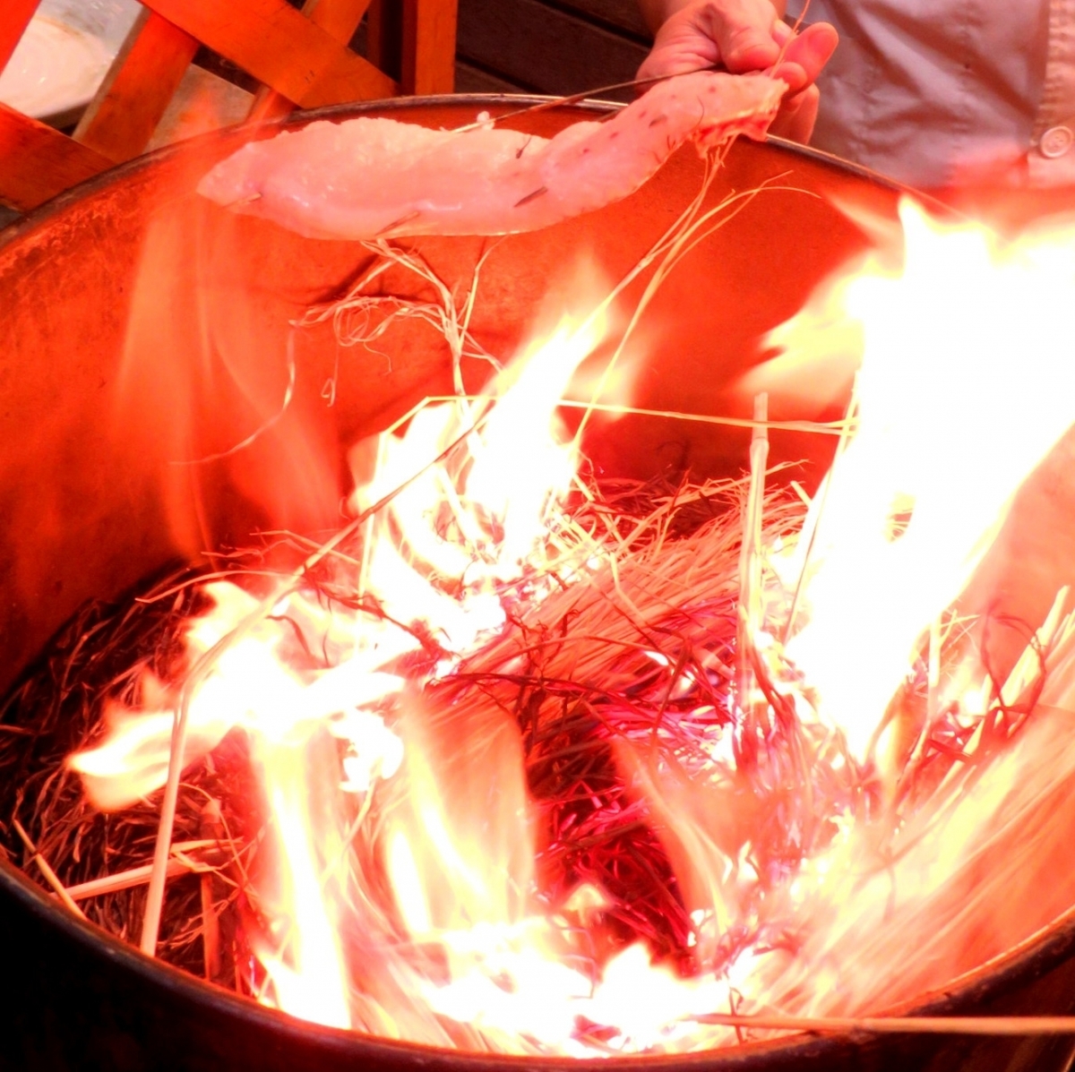 名物 鯛の藁焼き カルパッチョ 付き 12月鯛の藁焼きコース 2h飲み放題 全10品4000円 ひいきや 徳島