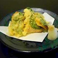 Sea bream tempura