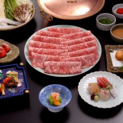 [仅食物] 黑毛和牛涮锅怀石料理