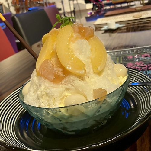 マスカルポーネかき氷『ピーチ』